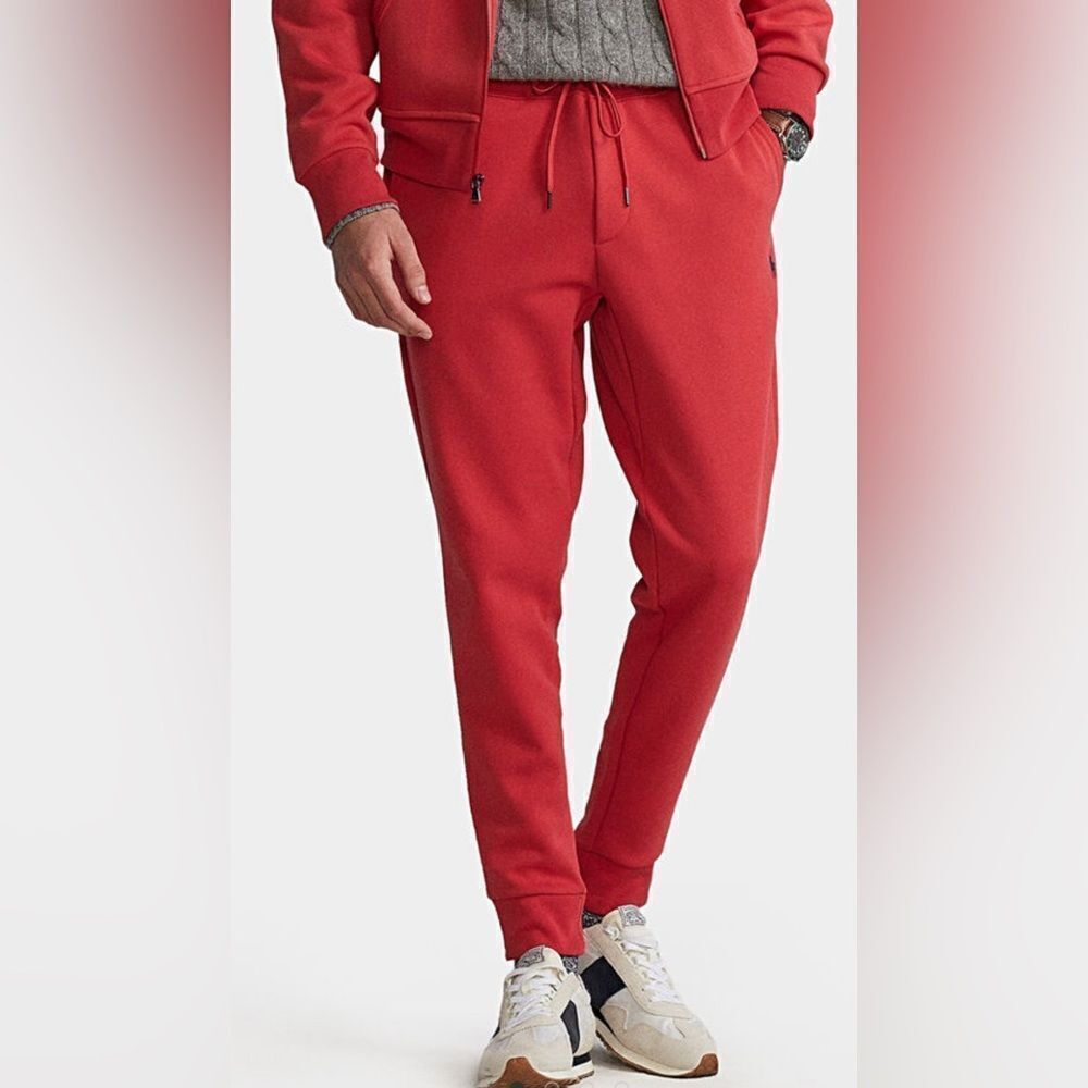 Polo Ralph Lauren Joggers With Pockets And Lacing Red XL NWT IN PACKAGE